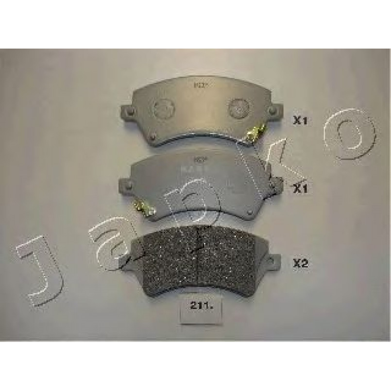 50211 JAPKO-Колодки гальмівні дискові передні — фото товара