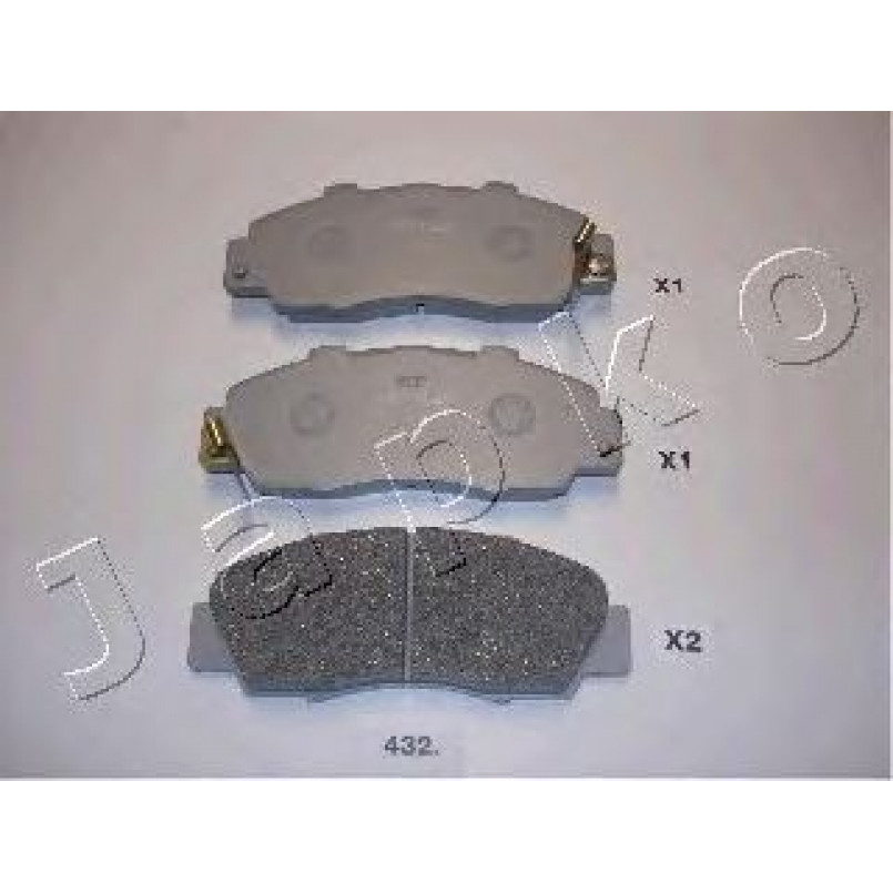 50432 JAPKO-Колодки гальмівні дискові передні — фото товара