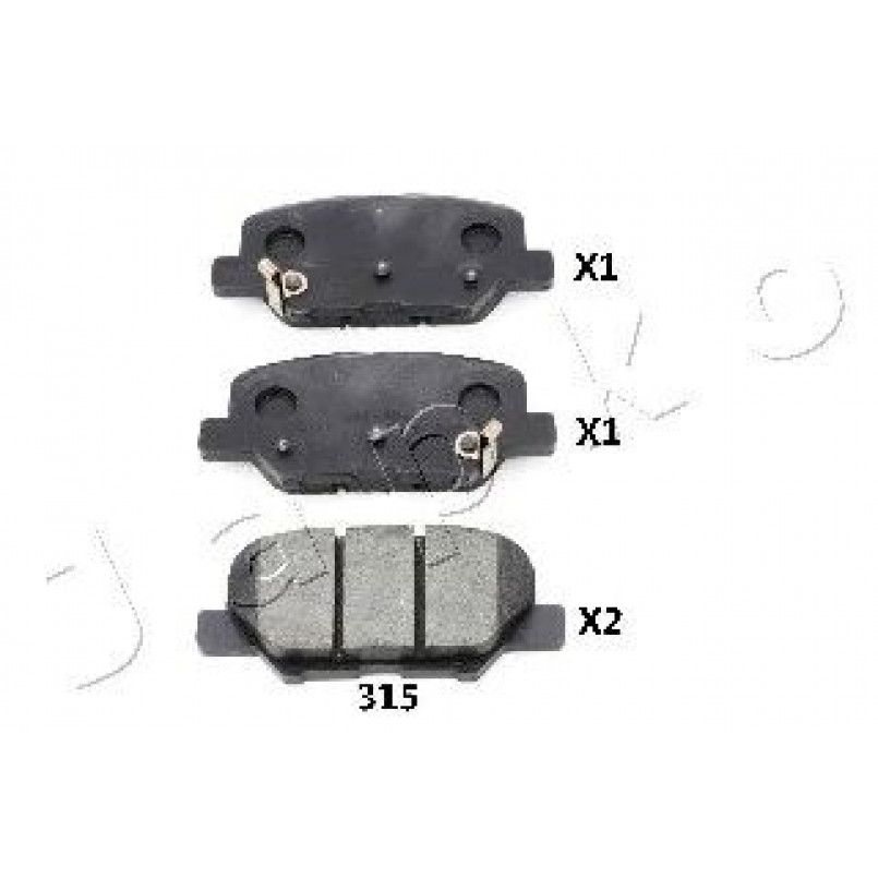 51315 JAPKO-Колодки гальмівні дискові — фото товара
