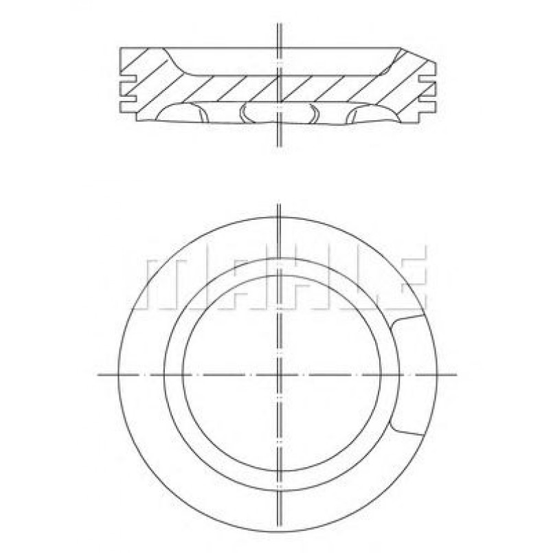 0330402 Mahle - Кільця — фото товара
