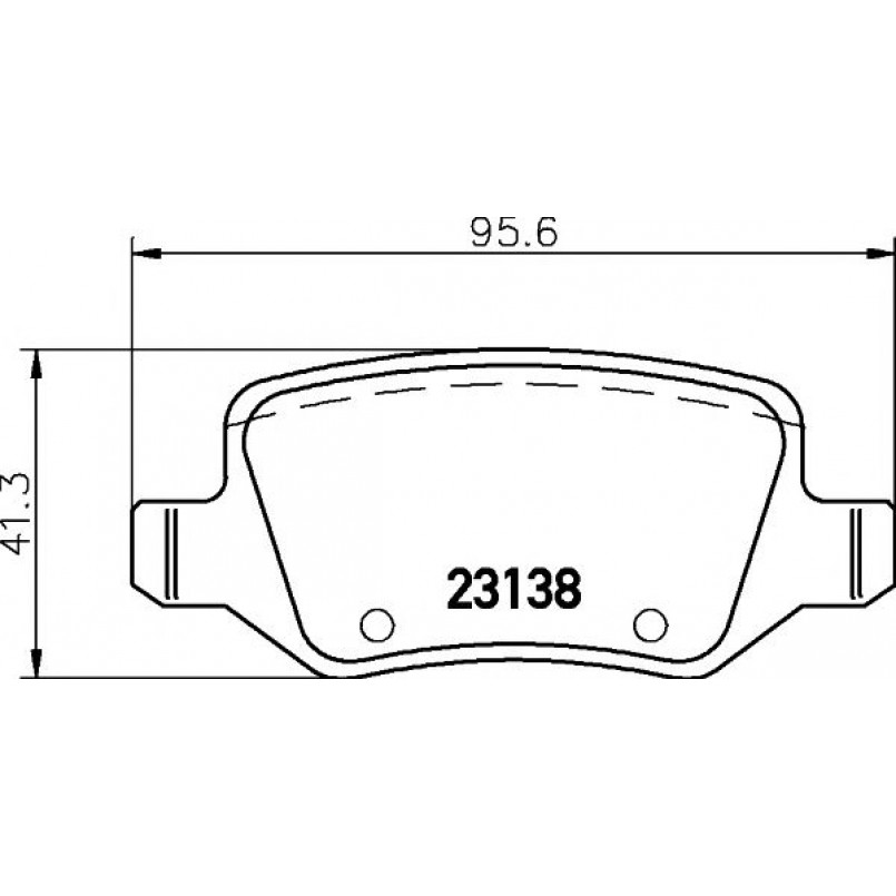 2313803 TEXTAR Гальмівні колодки до дисків — фото товара