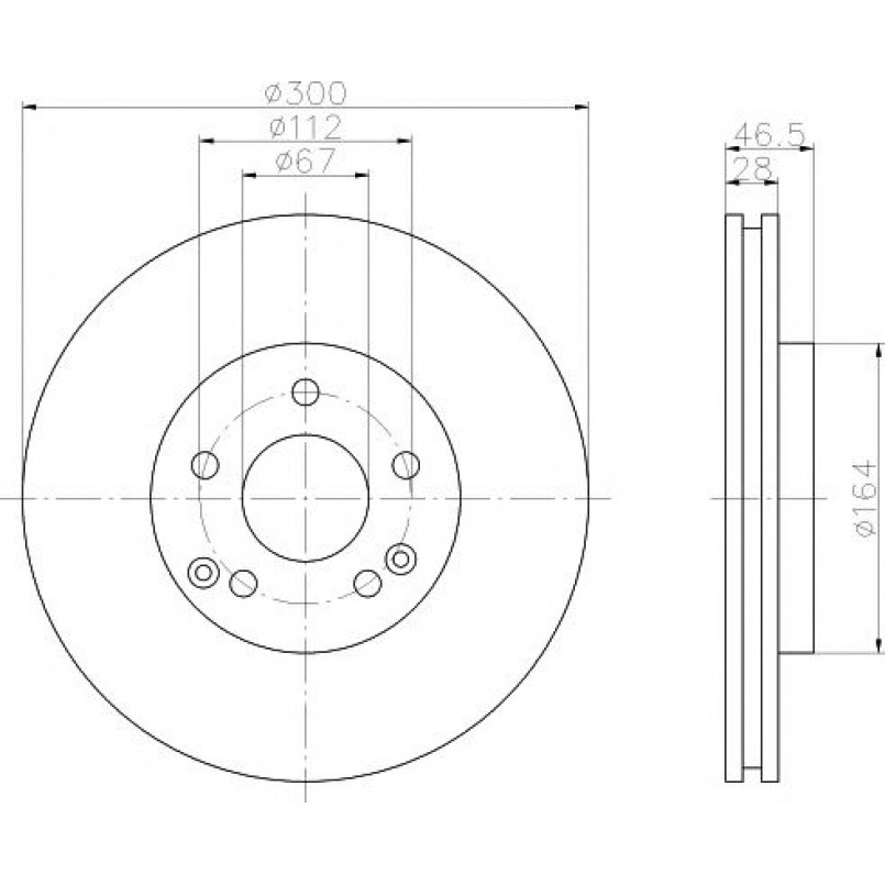 92106005 TEXTAR Диск гальмівний — фото товара