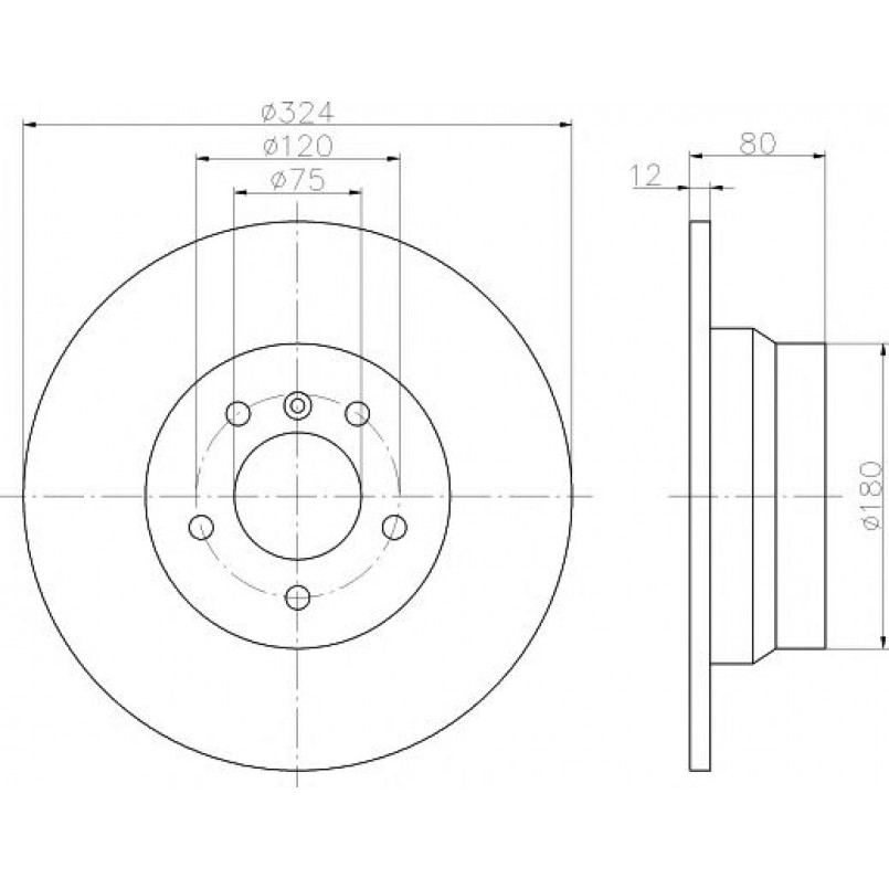92107403 TEXTAR Диск гальмівний — фото товара