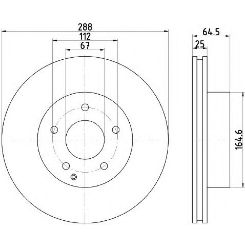 92159603 TEXTAR Диск гальмівний — фото товара
