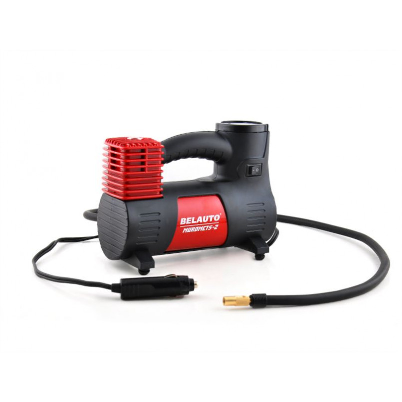 БЕЛАВТО  Компресор автомобільний  МУРОМЕЦ-2 з функцією АВТОСТОП та цифровим манометром (6шт)  — фото товара №2