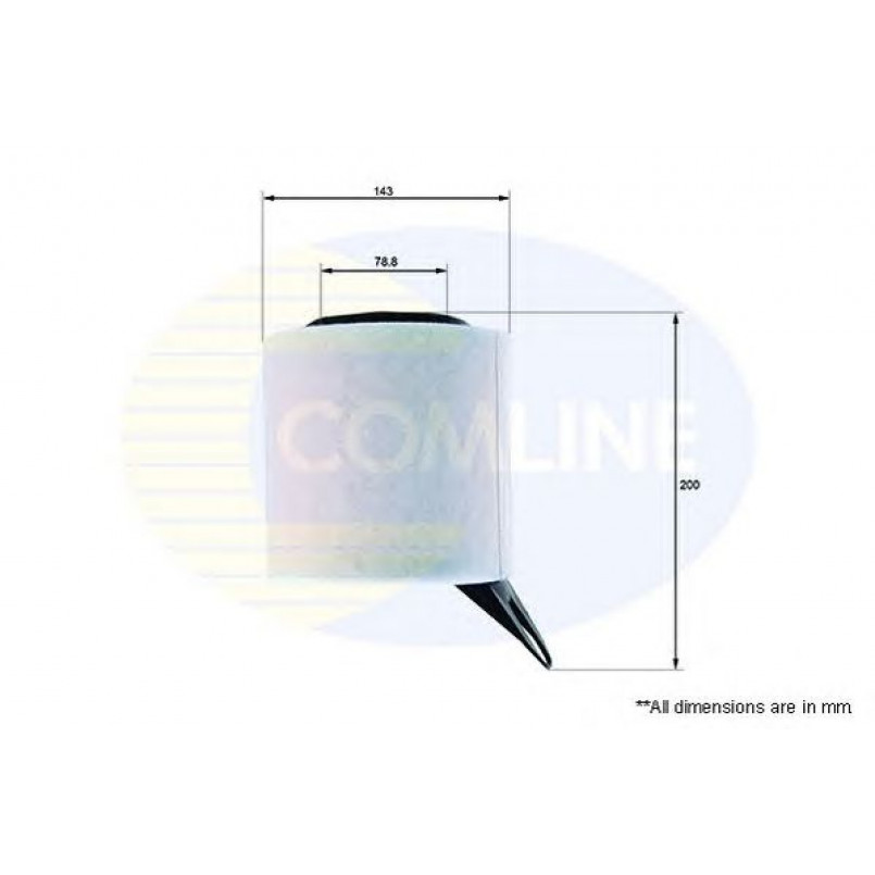 EAF583 Comline - Фільтр повітря ( аналогWA9511 ) — фото товара