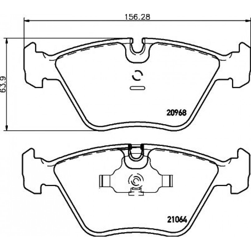 2096801 TEXTAR Гальмівні колодки до дисків — фото товара