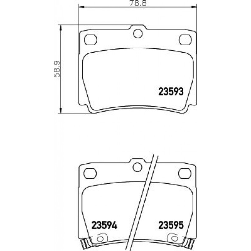 2359301 TEXTAR Гальмівні колодки до дисків — фото товара