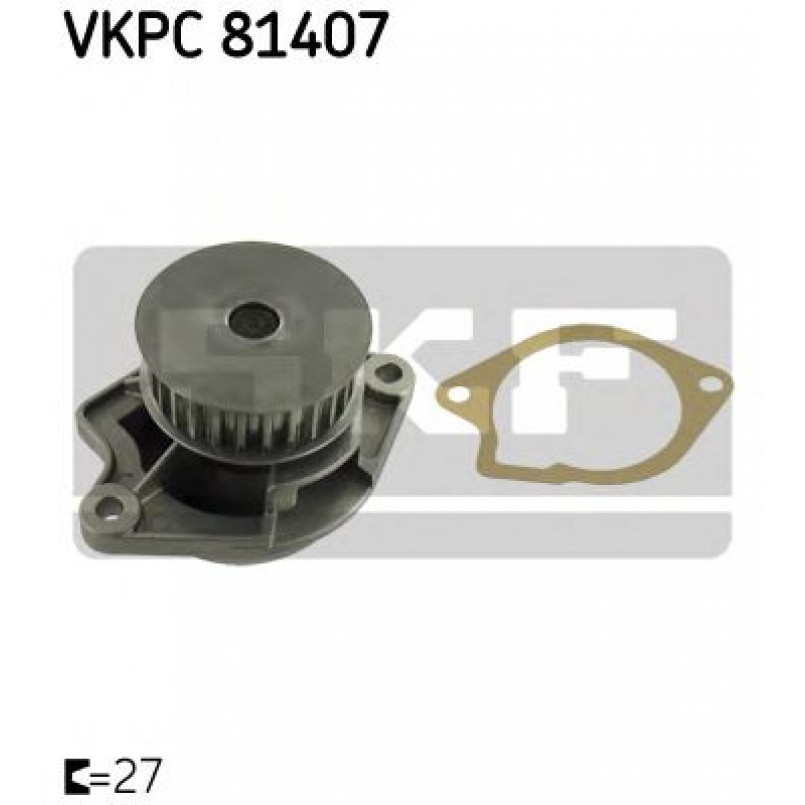 VKPC 81407 SKF - Насос охолоджуючої рідини — фото товара
