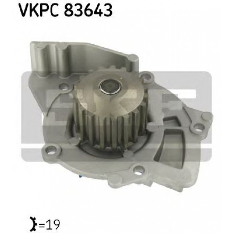 VKPC 83643 SKF - Насос охолоджуючої рідини — фото товара