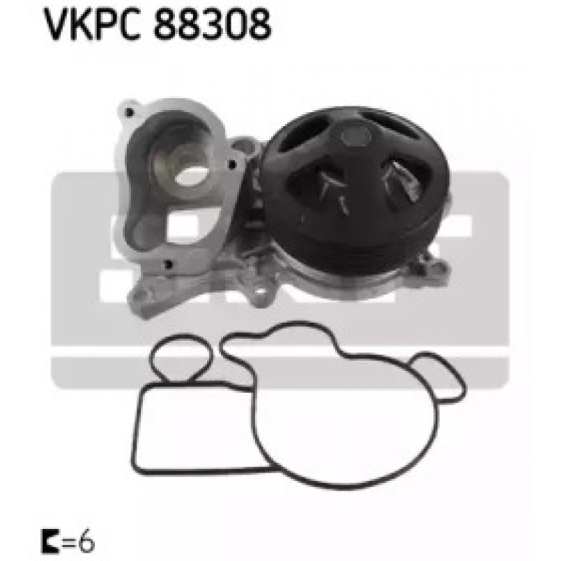 VKPC 88308 SKF - Насос охолоджуючої рідини — фото товара