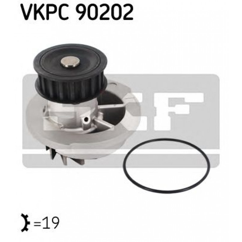 VKPC 90202 SKF - Насос охолоджуючої рідини — фото товара