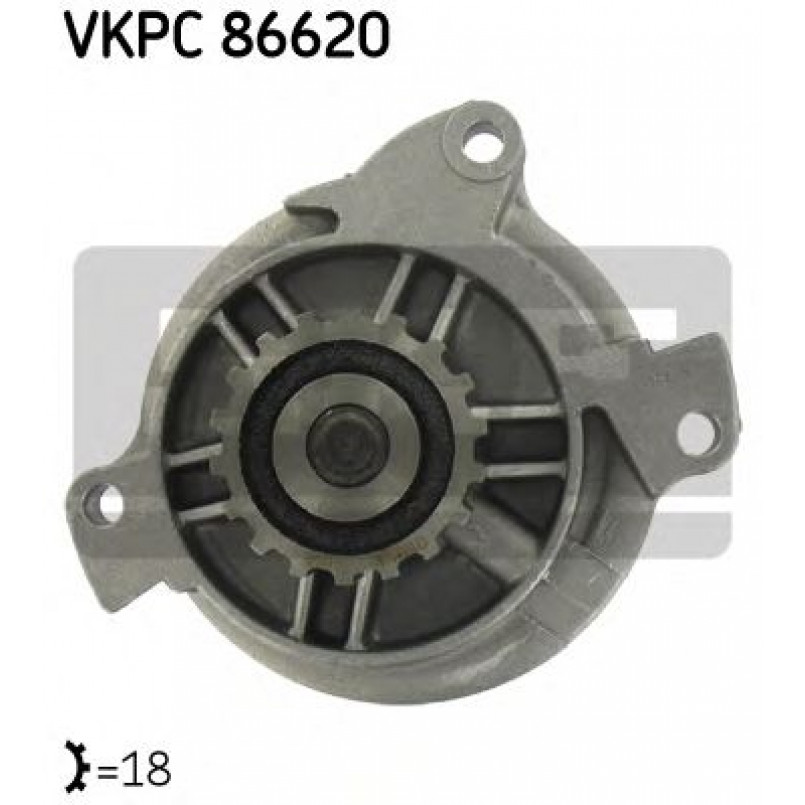 VKPC 86620 SKF - Насос охолоджуючої рідини — фото товара
