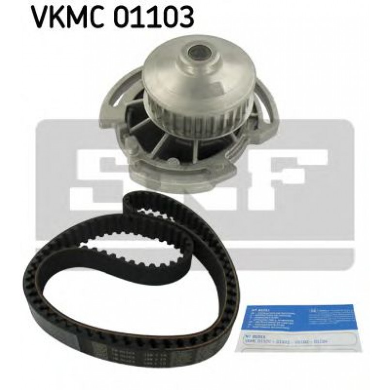 VKMC 01103 SKF - Насос охолоджуючої рідини + комплект зубчатого ремня — фото товара №1