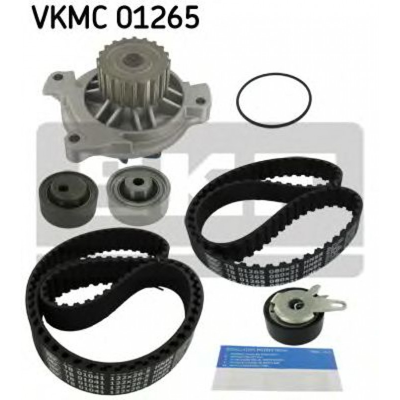 VKMC 01265 SKF - Насос охолоджуючої рідини + комплект зубчатого ремня — фото товара №1
