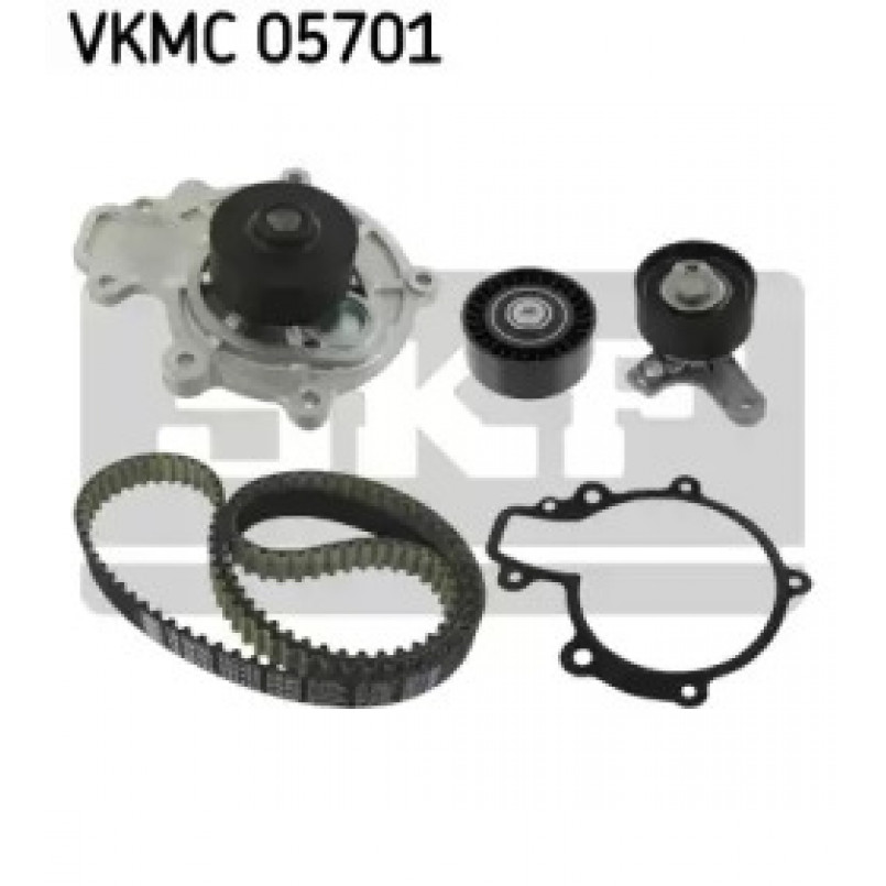 VKMC 05701 SKF - Насос охолоджуючої рідини + комплект зубчатого ремня — фото товара