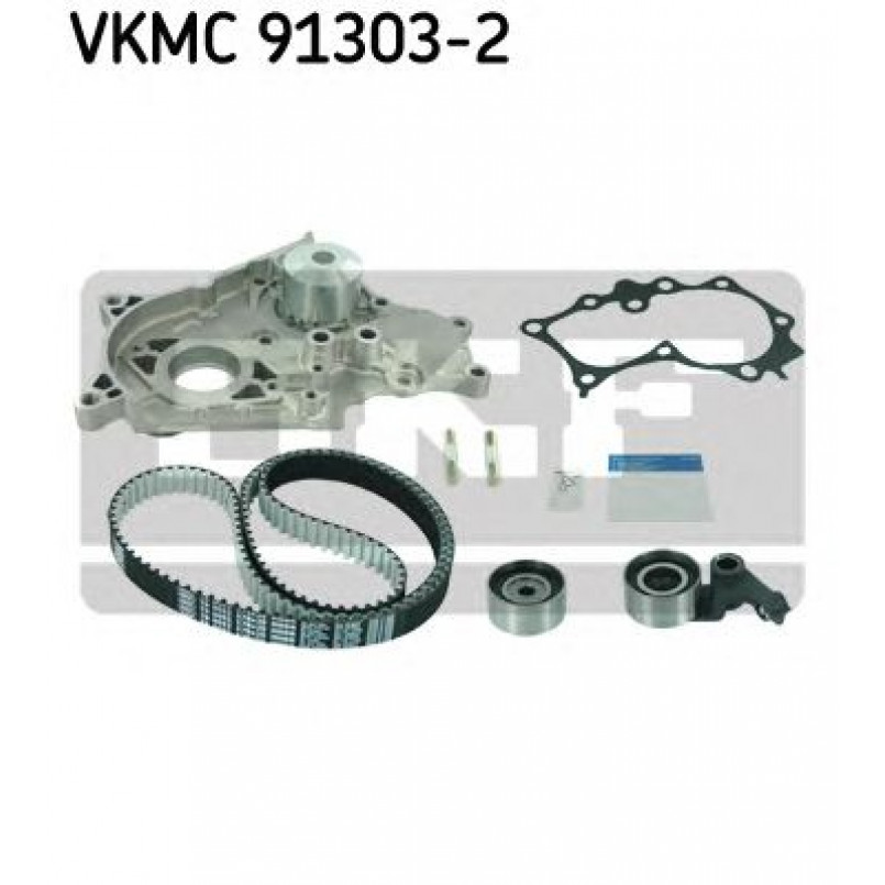 VKMC 91303-2 SKF - Насос охолоджуючої рідини + комплект зубчатого ремня — фото товара №2