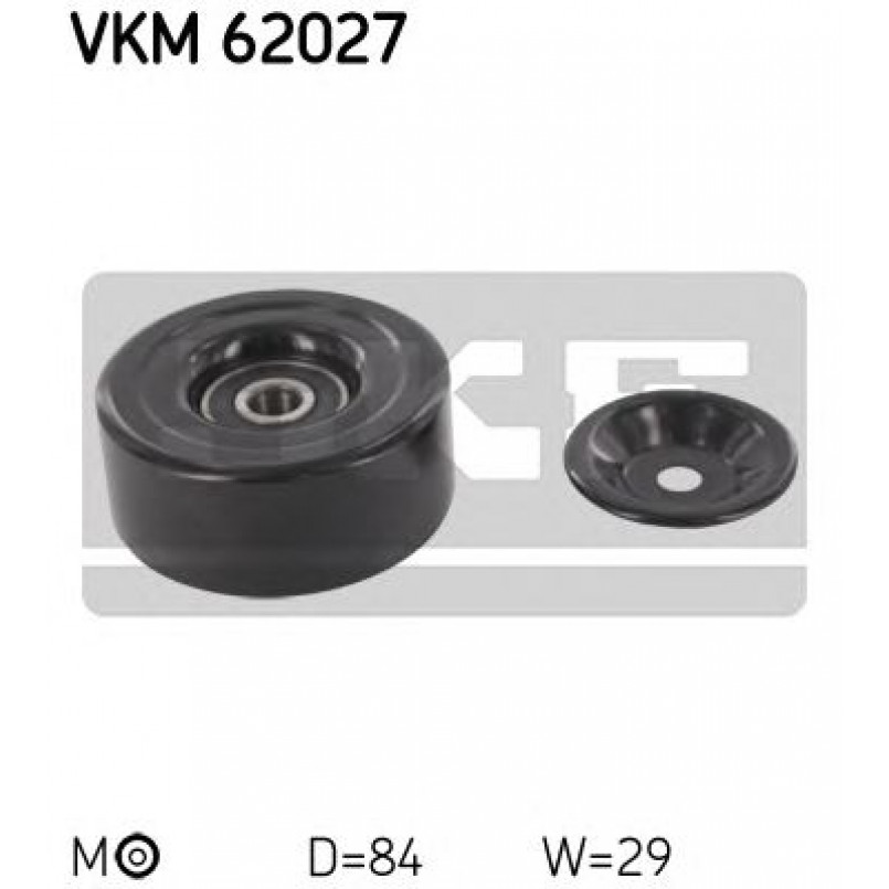 VKM 62027 SKF Ролик модуля натягувача ременя — фото товара