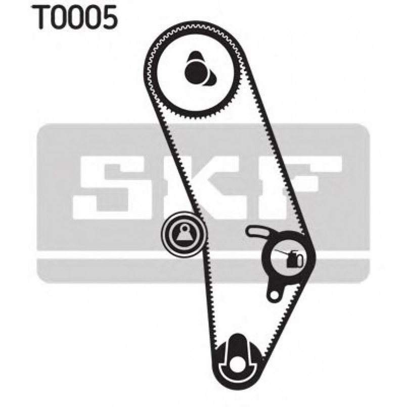 VKMA 01000 SKF Комплект (ремінь+ролики) — фото товара №2