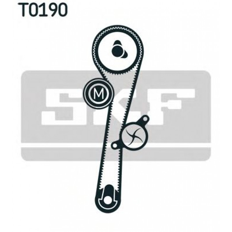 VKMA 06002 SKF Комплект (ремінь+ролики) — фото товара №2