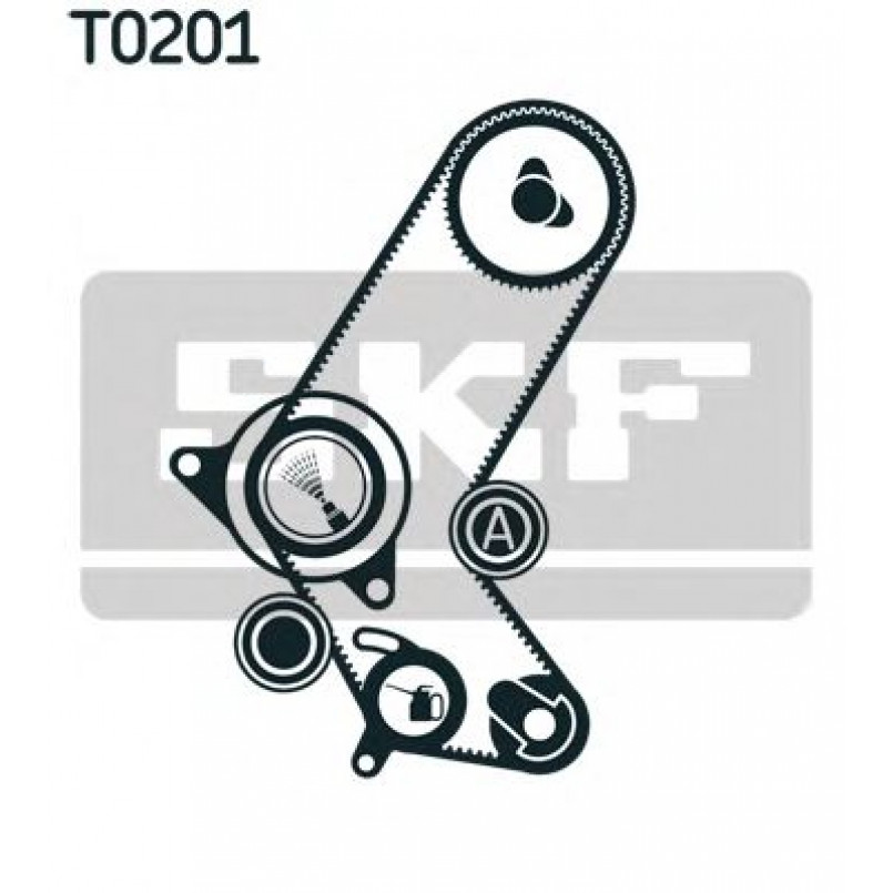VKMA 05700 SKF Комплект ГРМ (ремінь + ролик) — фото товара №1