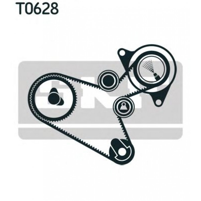 VKMA 99004 SKF Комплект ГРМ (ремінь + ролик) — фото товара №2