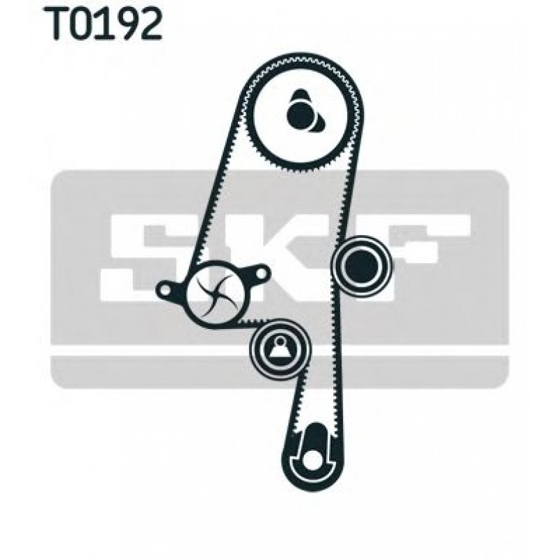 VKMC 06220 SKF Комплект ГРМ (ремінь + ролик + водяний насос) — фото товара №2