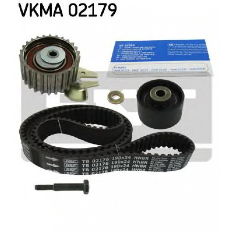 VKMA 02179 SKF Комплект (ремінь+ролики) — фото товара №2