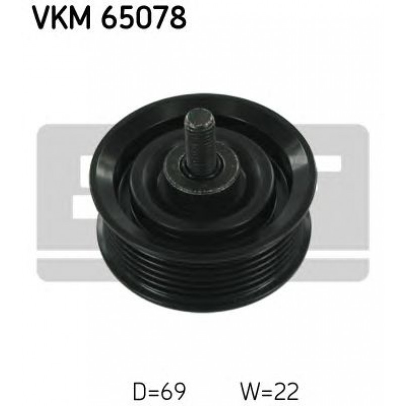 VKM 65078 SKF Обводний ролик — фото товара