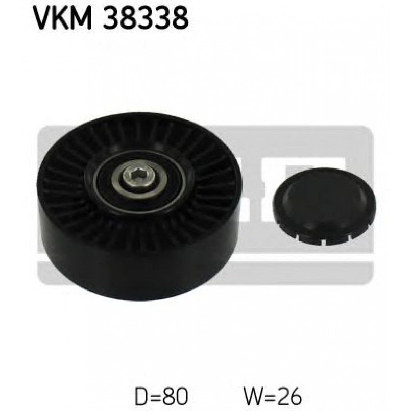 VKM 38338 SKF Ролик модуля натягувача ременя — фото товара