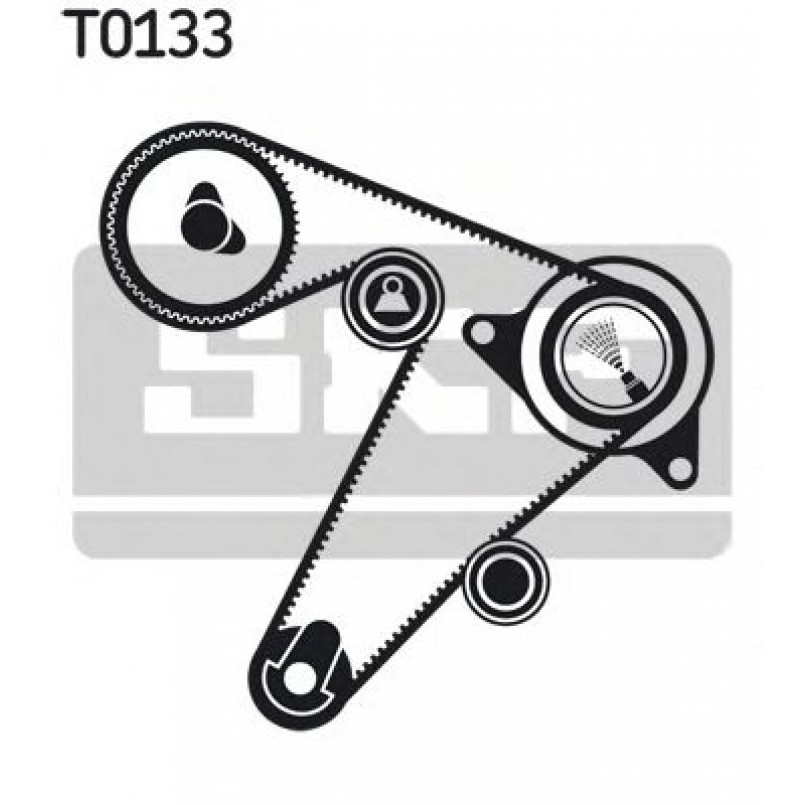 VKMA 06501 SKF Комплект ГРМ (ремінь + ролик) — фото товара №2