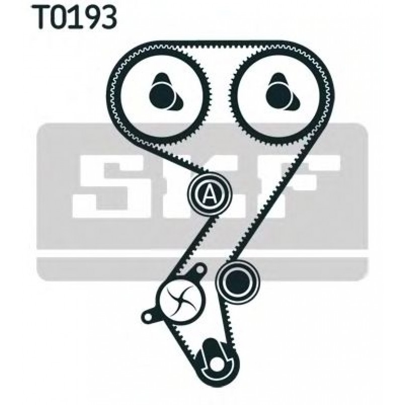 VKMA 03132 SKF Комплект (ремінь+ролики) — фото товара №1