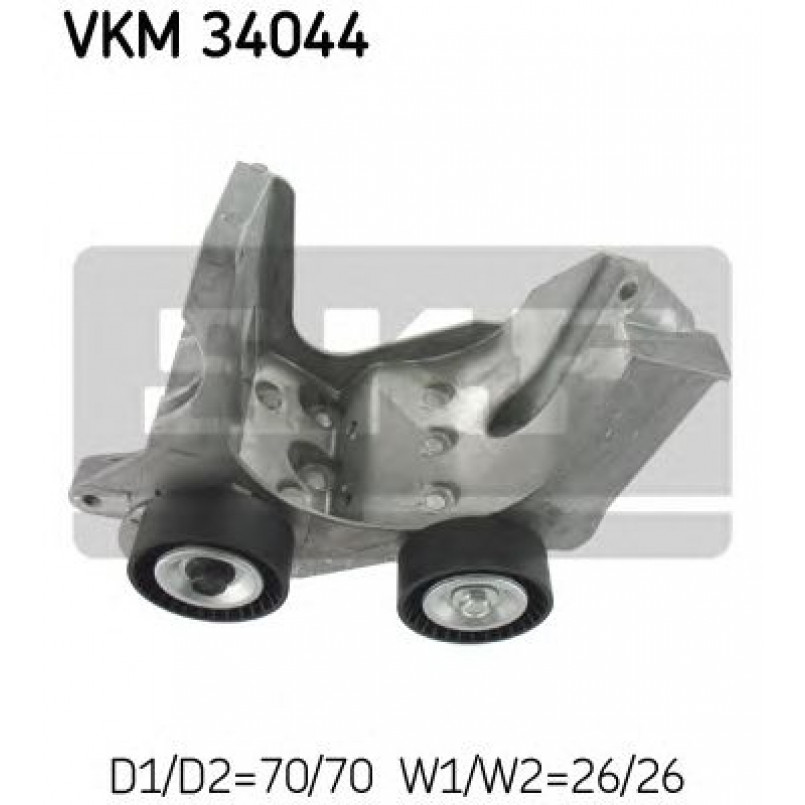 VKM 34044 SKF Натягувач поліклинового ременя — фото товара