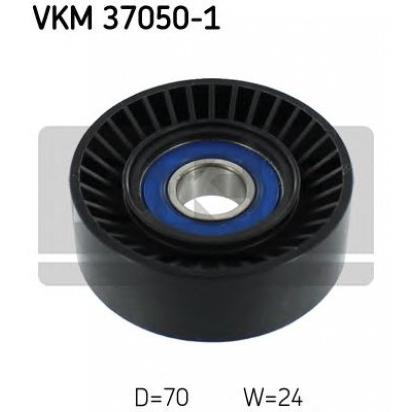 VKM 37050-1 SKF Натягуючий ролик поліклинового ременя — фото товара