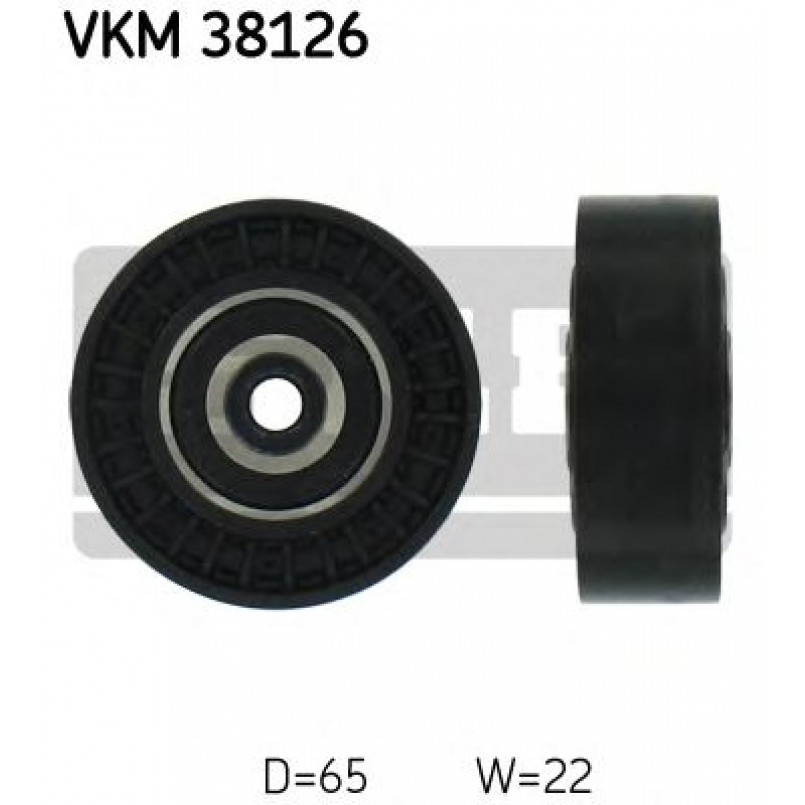 VKM 38126 SKF Обводний ролик — фото товара