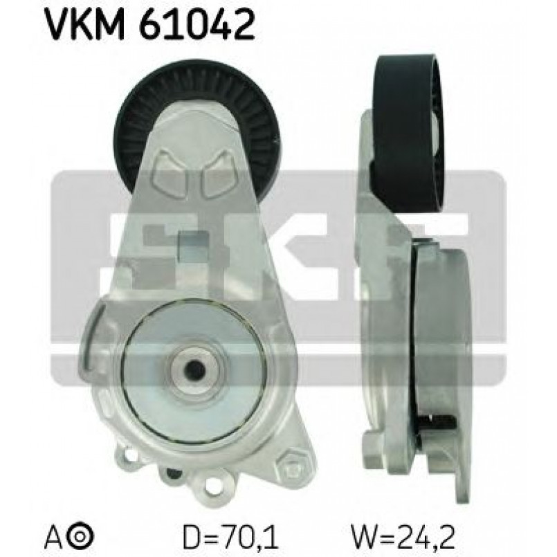 VKM 61042 SKF Натягувач поліклинового ременя — фото товара
