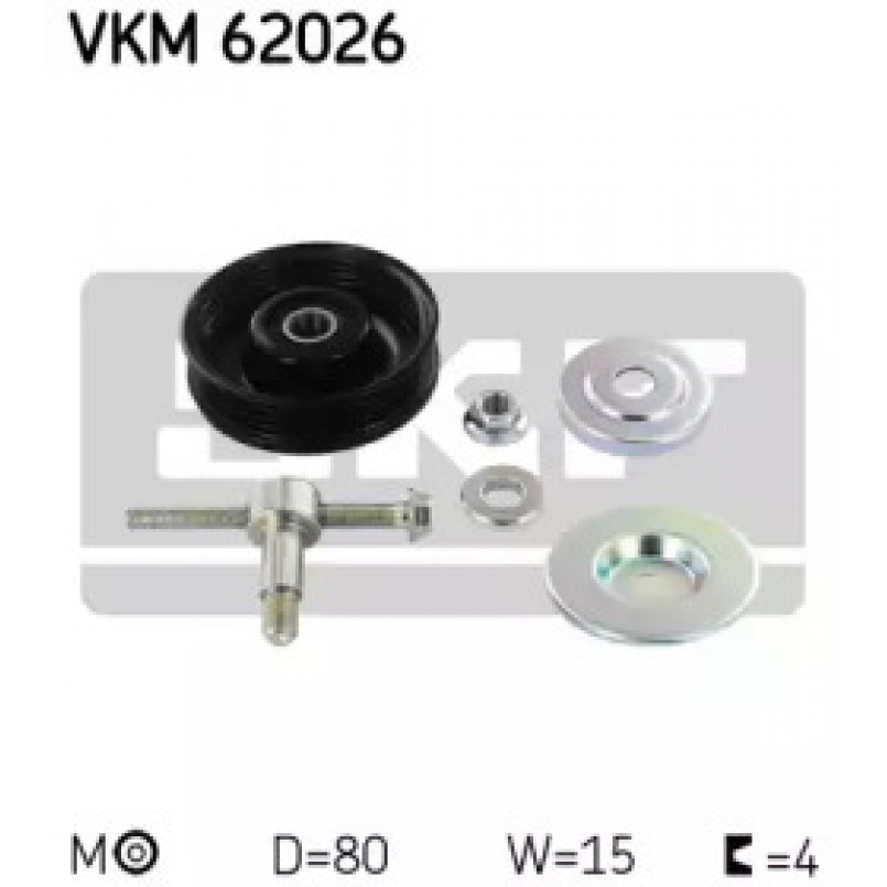 VKM 62026 SKF Натяжний ролик — фото товара
