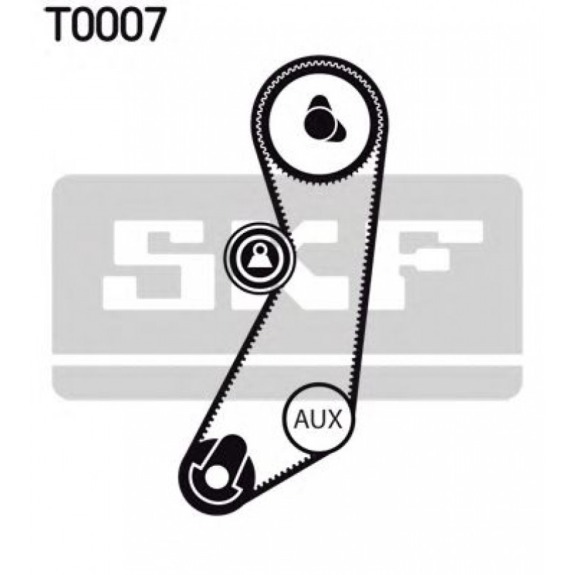 VKMA 06300 SKF Комплект (ремінь+ролики) — фото товара №2