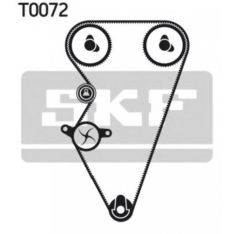 VKMA 07301 SKF Комплект (ремінь+ролики) — фото товара №2