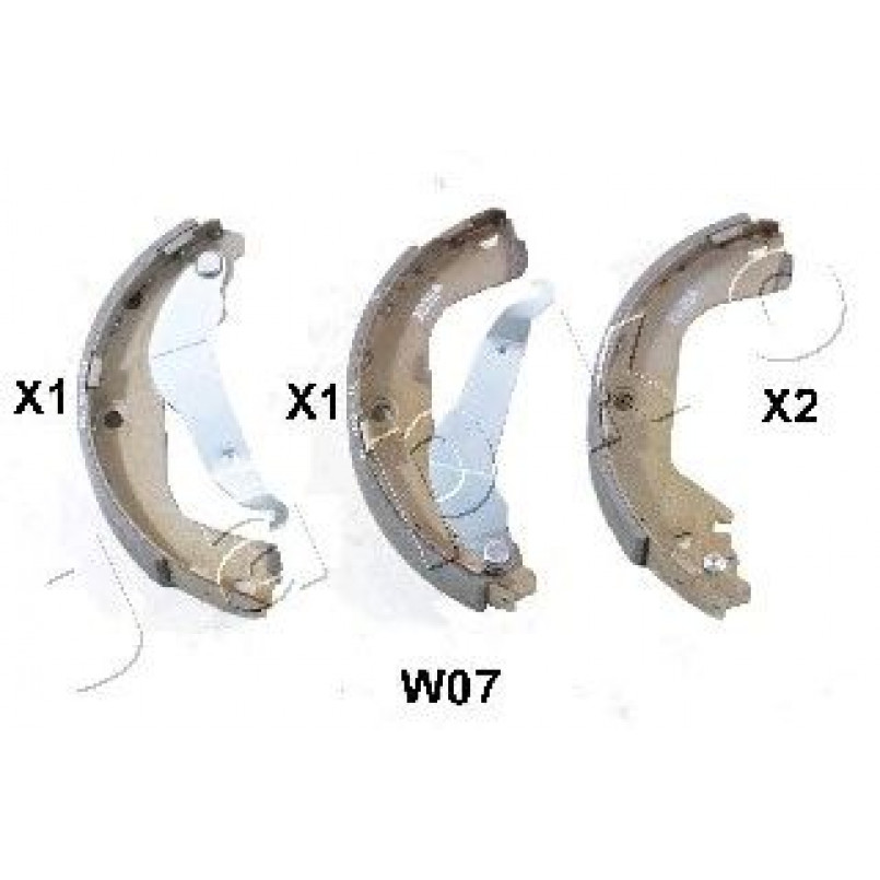 55W07 JAPKO-Колодки гальмівні барабаннi — фото товара