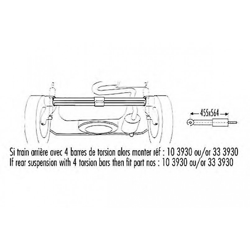 103929 Record Амортизатор OIL задній ЦІНА за 1 шт.УПАК.по 2 шт.(лівий+правий) — фото товара №2