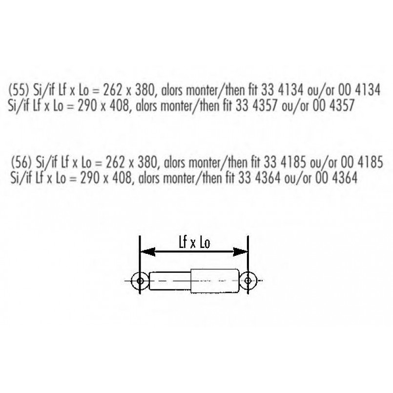 334357 Record Амортизатор GAS задній ЦІНА за 1 шт.УПАК.по 2 шт.(лівий+правий) — фото товара
