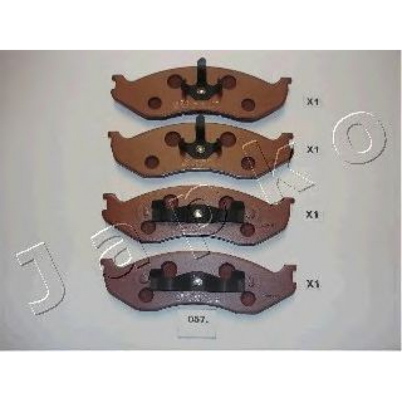 50057 JAPKO Колодки гальмівні дискові передние — фото товара