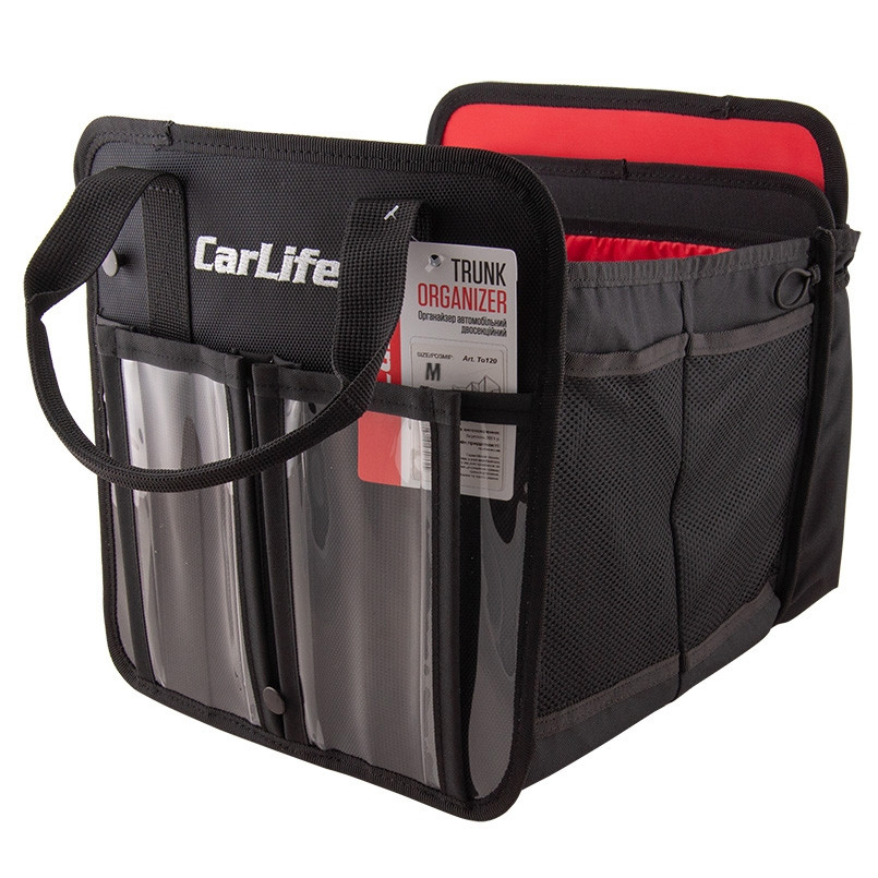 CARLIFE Сумка органайзер (трансформер) M 55х29х29см Тк. PVC 1680 D чорна — фото товара №2