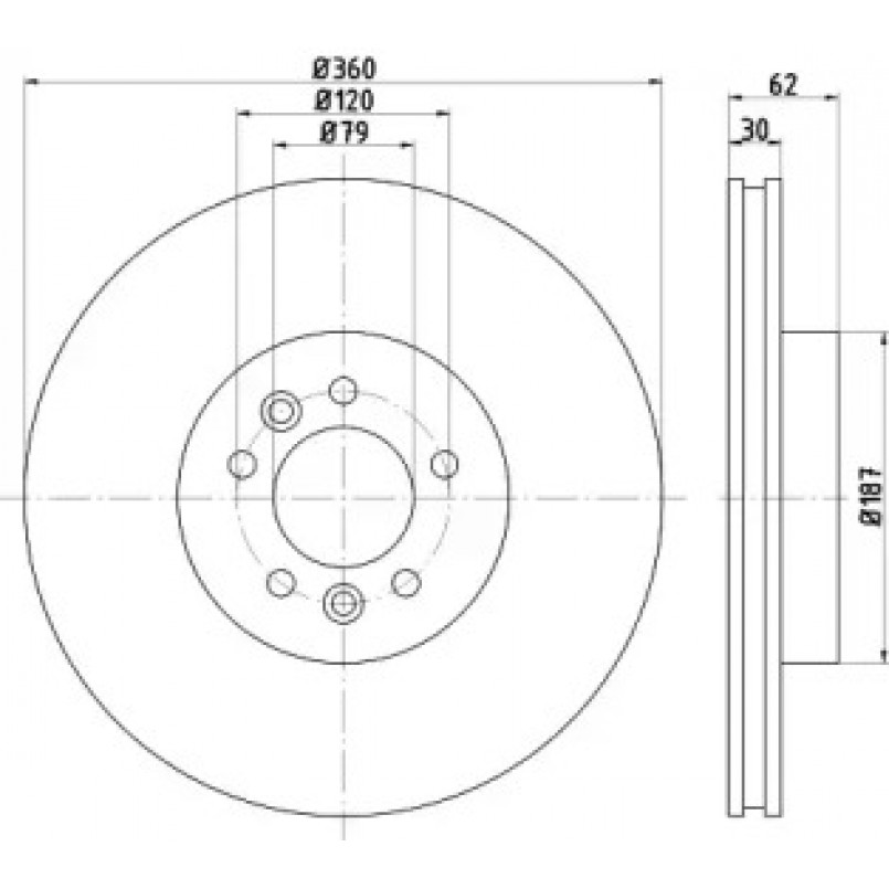 92283205 TEXTAR Диск гальмівний — фото товара