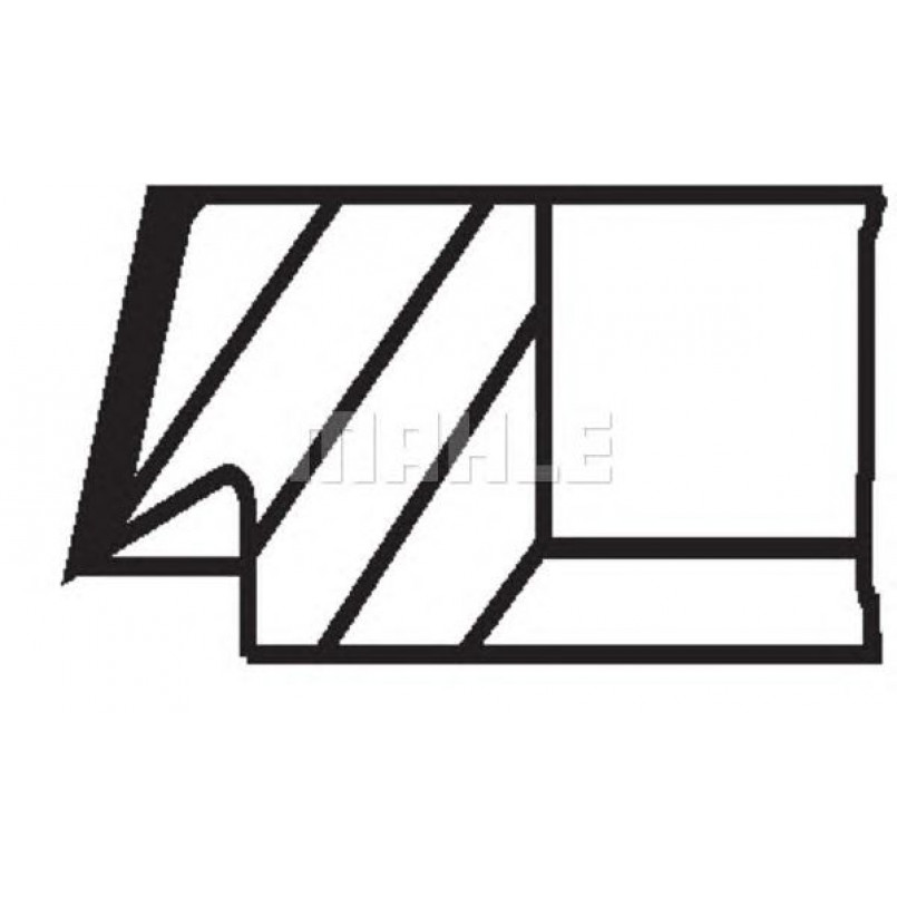 01602N0 Mahle - Кільця — фото товара №3