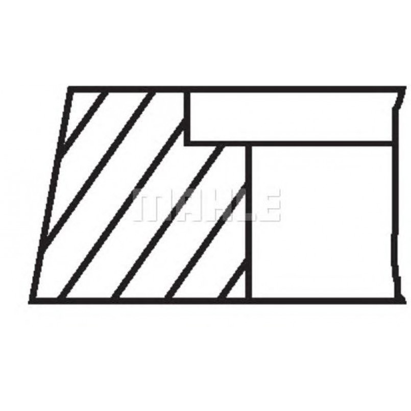 03031N0 Mahle - Кільця — фото товара №3