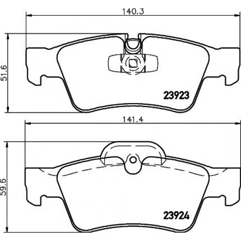 2392302 TEXTAR Гальмівні колодки до дисків — фото товара