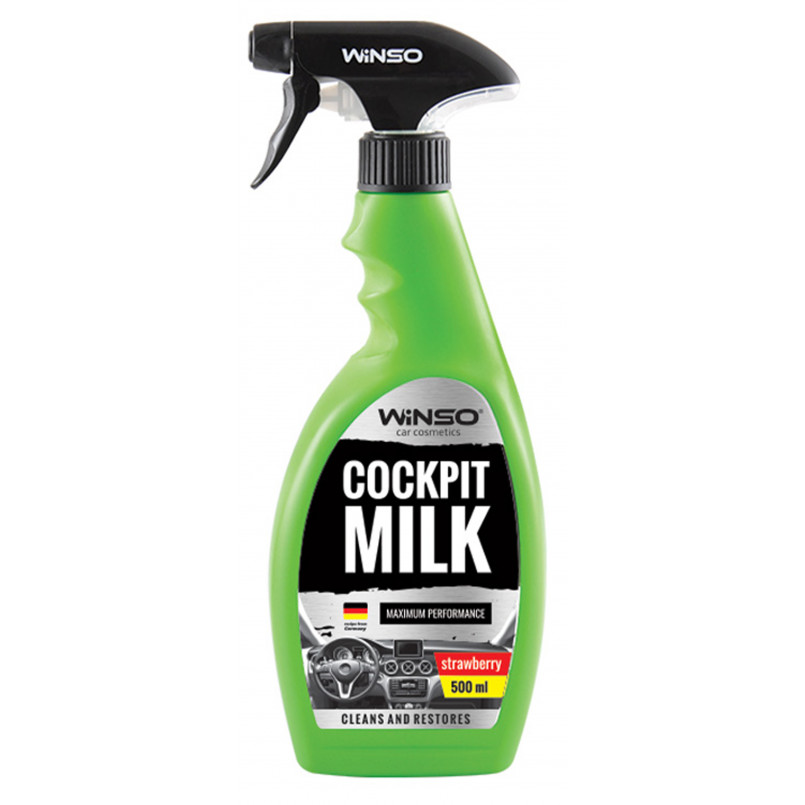 COCKPIT MILK Strawberry Поліроль-молочко для панелі приладів 500мл. (24шт/ящ — фото товара COCKPIT MILK Strawberry Поліроль-молочко для панелі приладів 500мл. (24шт/ящ — фото товара