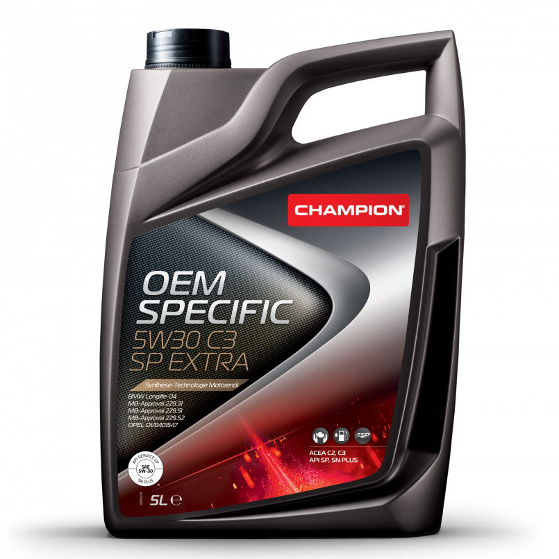 CHAMPION OEM SPECIFIC 5W30 C3 SP EXTRA 5L(х4) — фото товара CHAMPION OEM SPECIFIC 5W30 C3 SP EXTRA 5L(х4) — фото товара